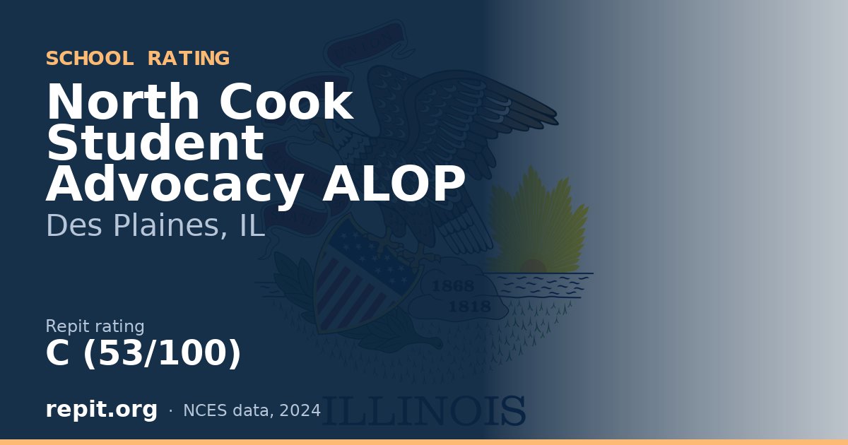 North Cook Student Advocacy ALOP, Des Plaines, IL — Repit school rating C (53/100)