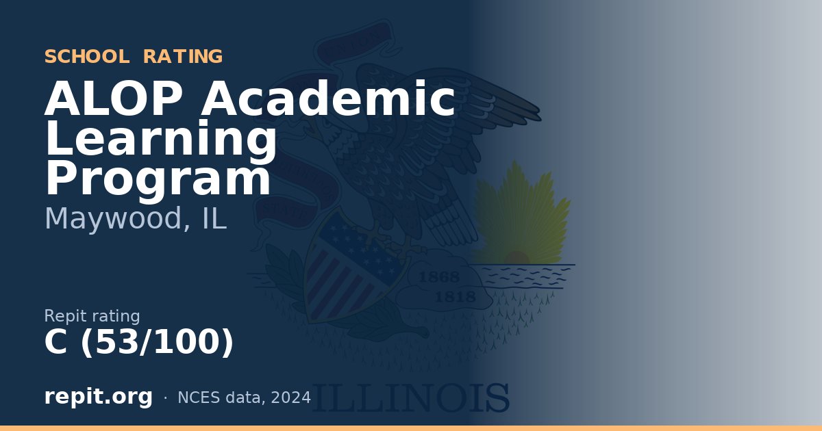 ALOP Academic Learning Program, Maywood, IL — Repit school rating C (53/100)
