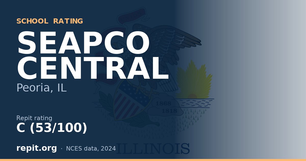 SEAPCO CENTRAL, Peoria, IL — Repit school rating C (53/100)