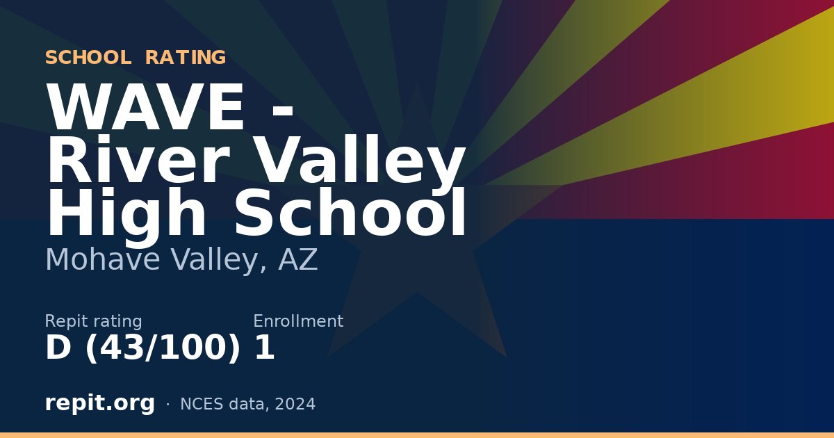 WAVE - River Valley High School, Mohave Valley, AZ — Repit school rating D (43/100)
