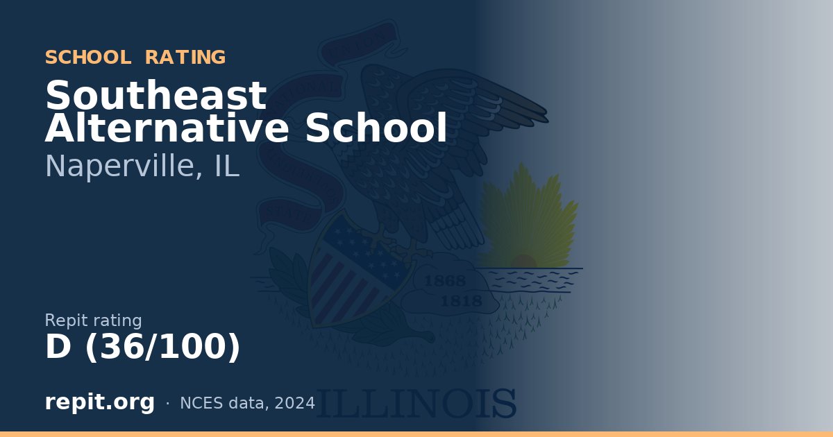 Southeast Alternative School, Naperville, IL — Repit school rating D (36/100)