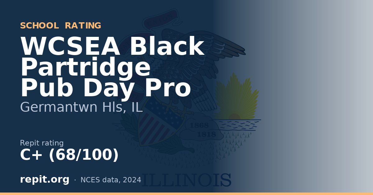 WCSEA Black Partridge Pub Day Pro, Germantwn Hls, IL — Repit school rating C+ (68/100)