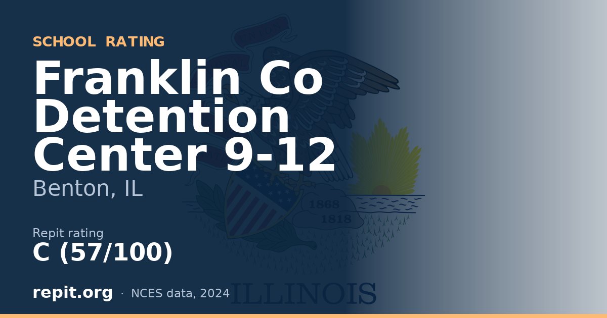 Franklin Co Detention Center 9-12, Benton, IL — Repit school rating C (57/100)