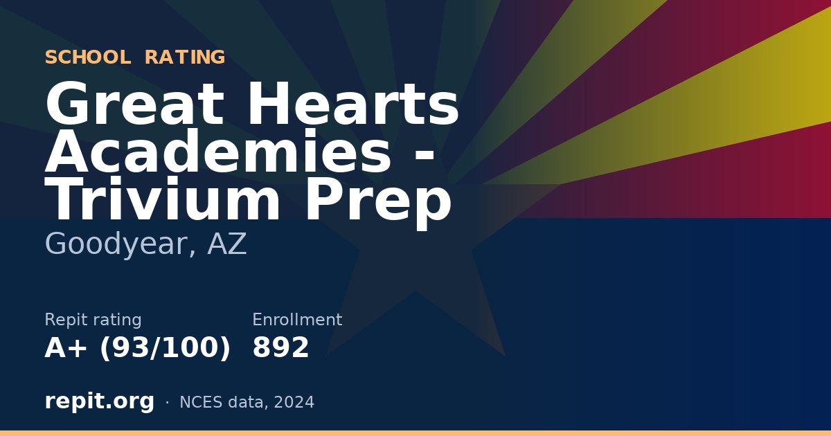 Great Hearts Academies - Trivium Prep, Goodyear, AZ — Repit school rating A+ (93/100)