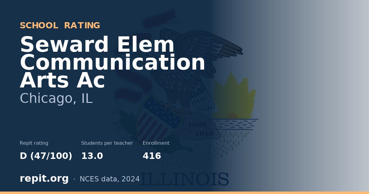 Seward Elem Communication Arts Ac, Chicago, IL — Repit school rating D (47/100)