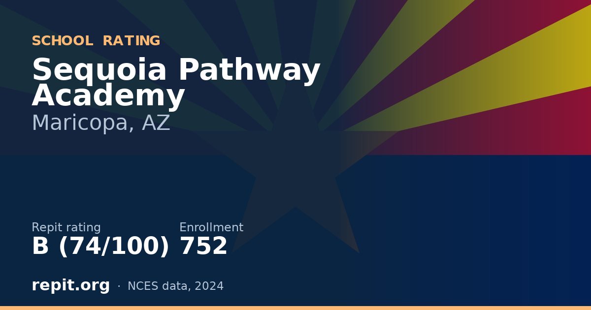 Sequoia Pathway Academy, Maricopa, AZ — Repit school rating B (74/100)