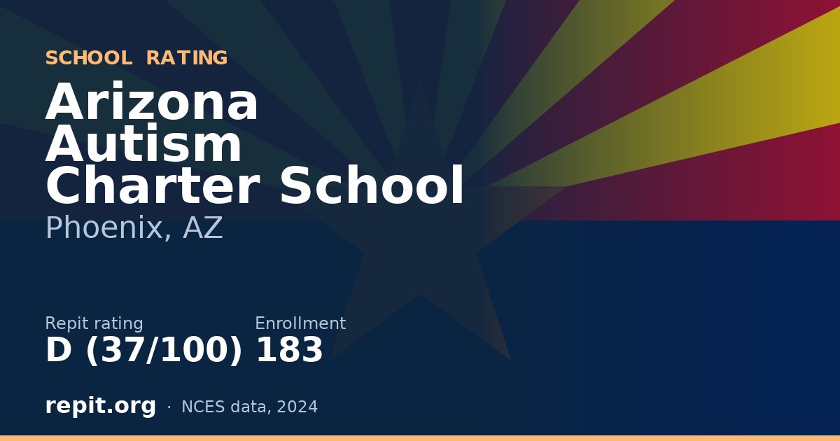 Arizona Autism Charter School, Phoenix, AZ — Repit school rating D (37/100)