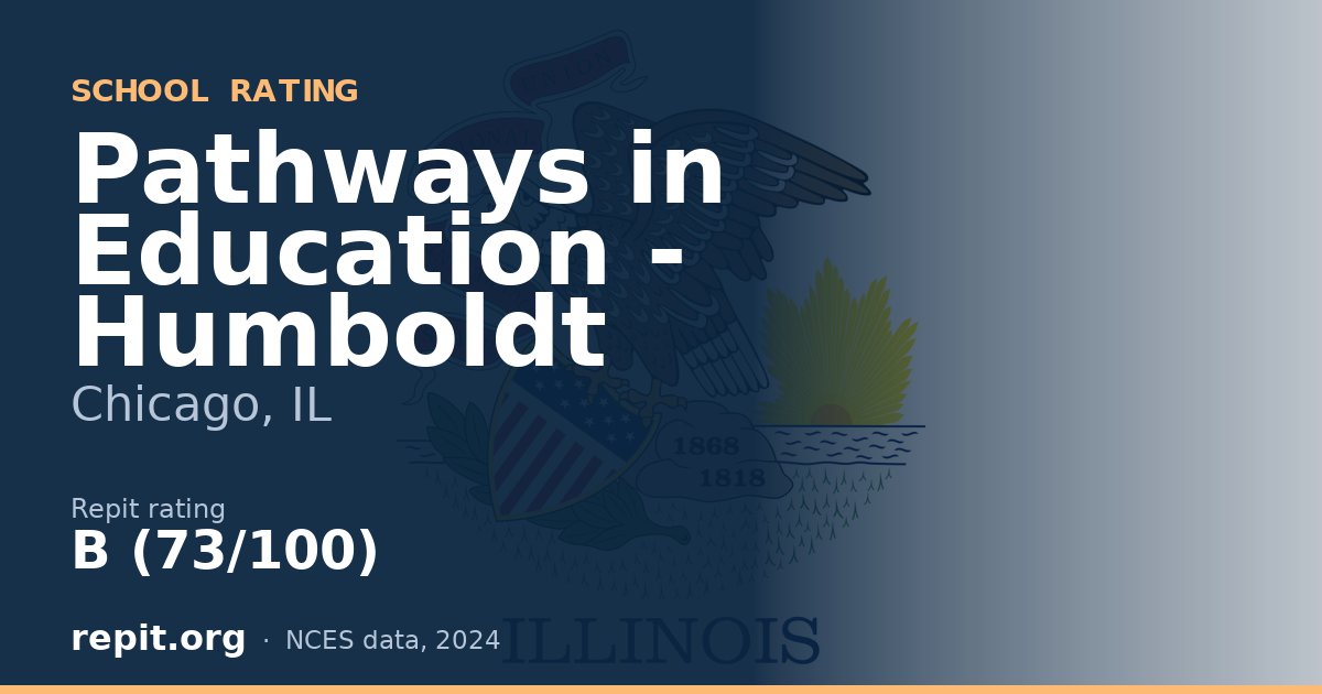 Pathways in Education - Humboldt, Chicago, IL — Repit school rating B (73/100)