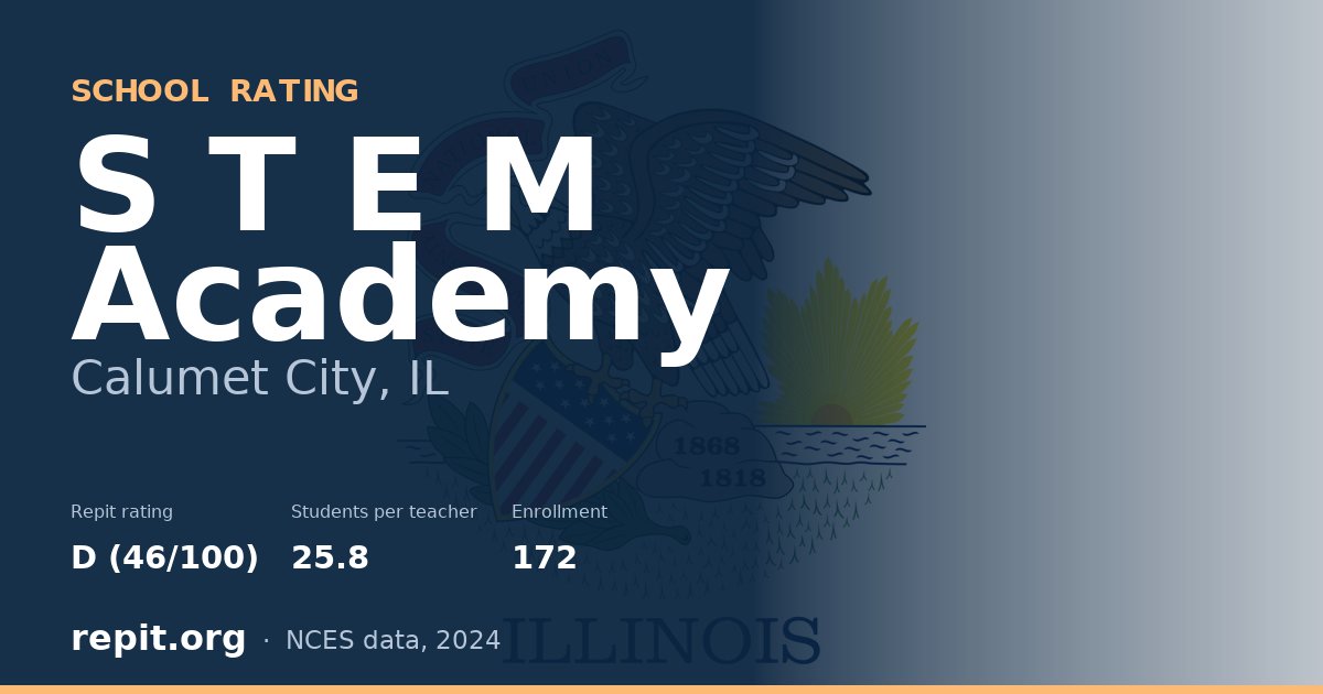 S T E M Academy, Calumet City, IL — Repit school rating D (46/100)
