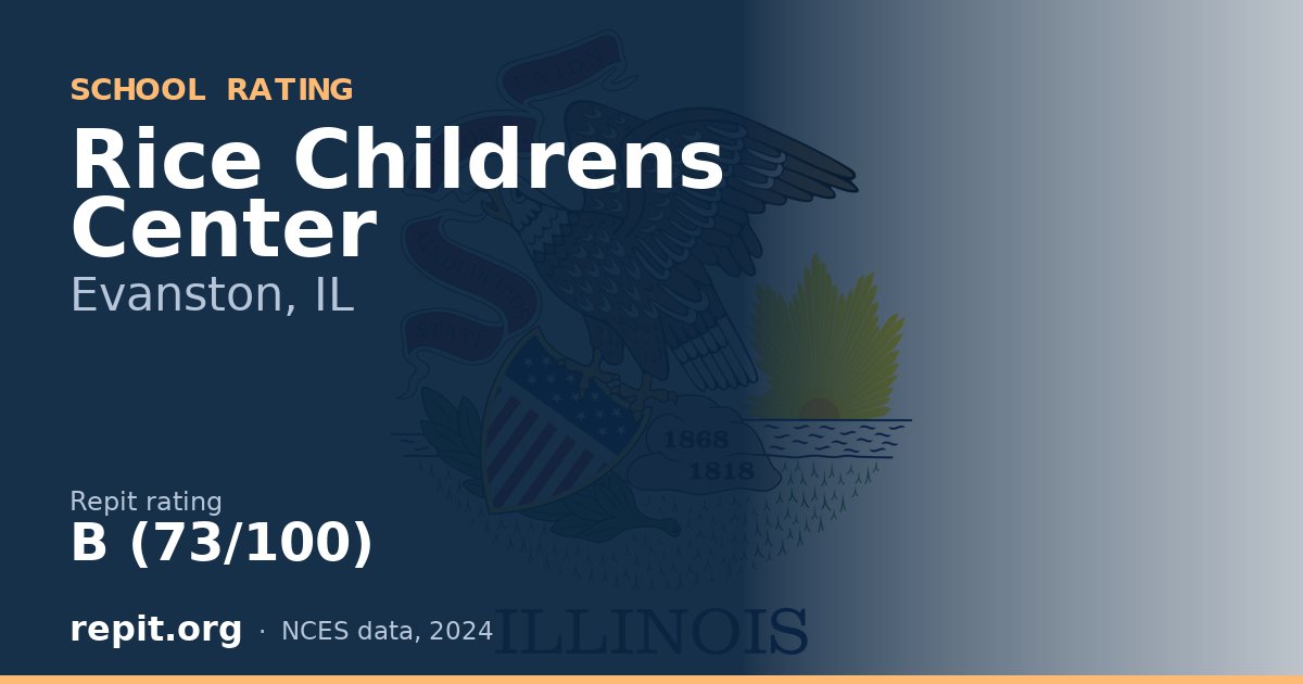 Rice Childrens Center, Evanston, IL — Repit school rating B (73/100)