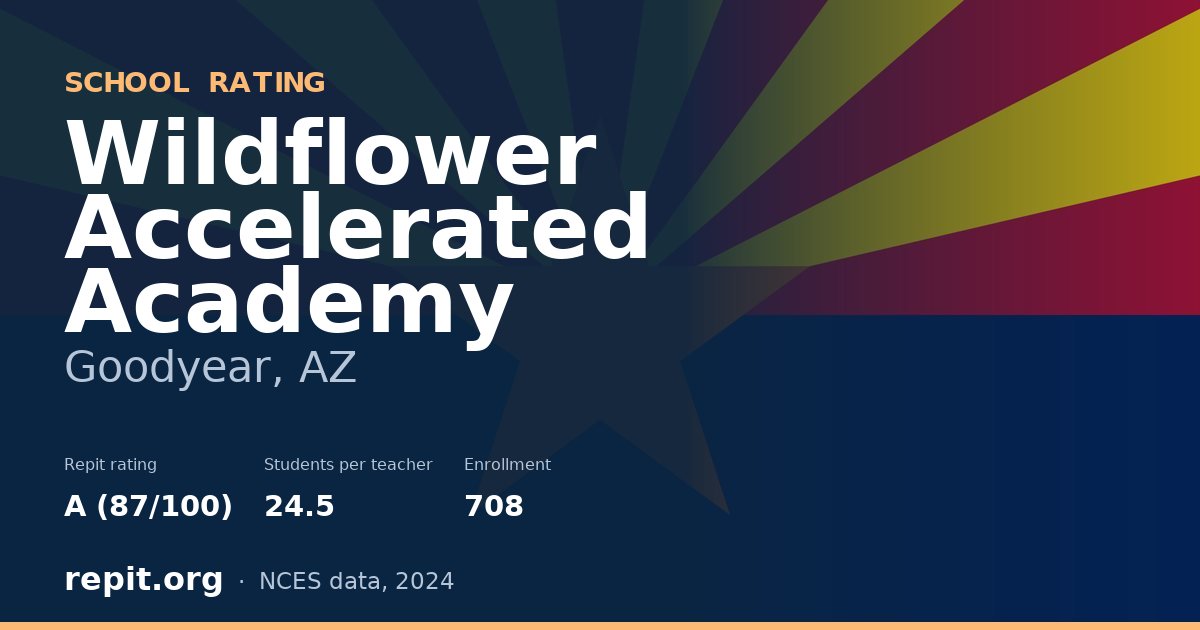 Wildflower Accelerated Academy, Goodyear, AZ — Repit school rating A (87/100)