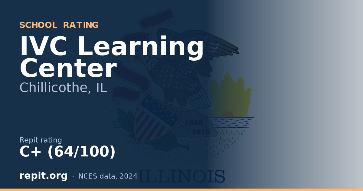 IVC Learning Center, Chillicothe, IL — Repit school rating C+ (64/100)