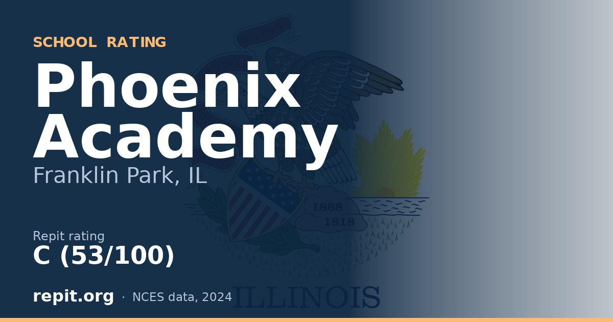 Phoenix Academy, Franklin Park, IL — Repit school rating C (53/100)
