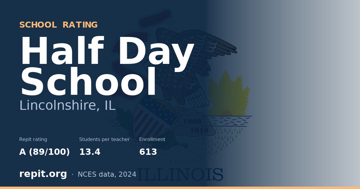 Half Day School, Lincolnshire, IL — Repit school rating A (89/100)
