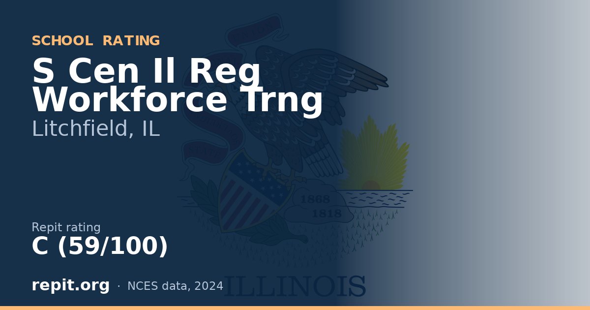 S Cen Il Reg Workforce Trng, Litchfield, IL — Repit school rating C (59/100)