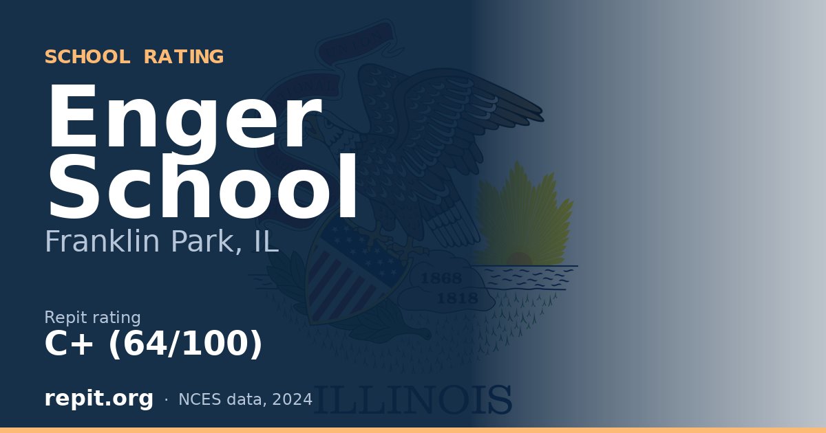 Enger School, Franklin Park, IL — Repit school rating C+ (64/100)