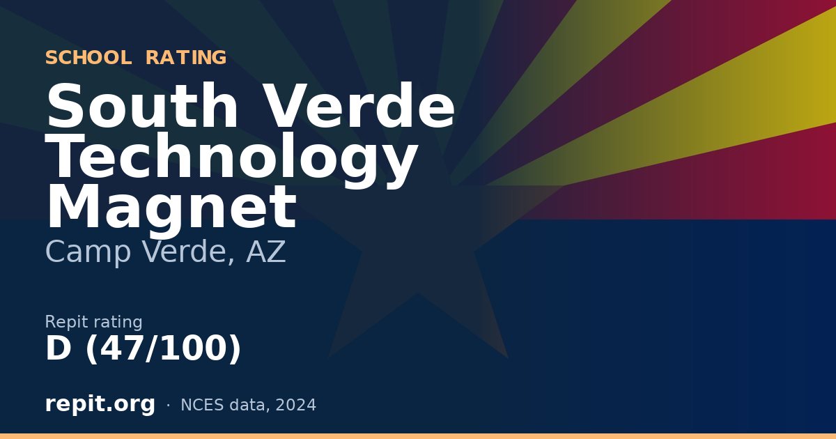 South Verde Technology Magnet, Camp Verde, AZ — Repit school rating D (47/100)