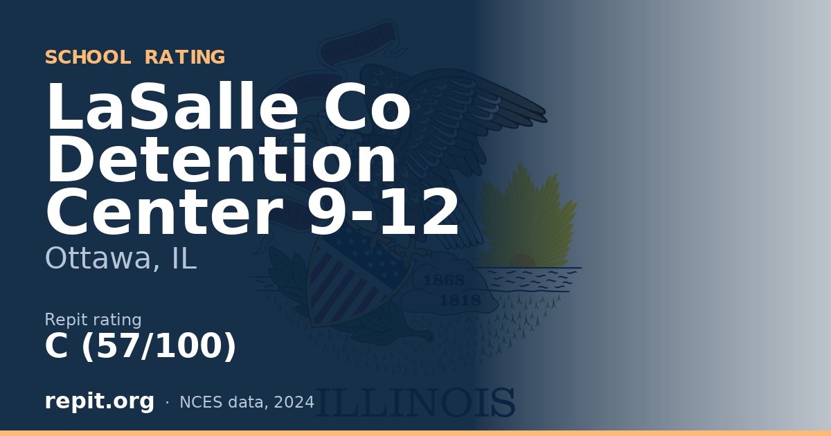 LaSalle Co Detention Center 9-12, Ottawa, IL — Repit school rating C (57/100)