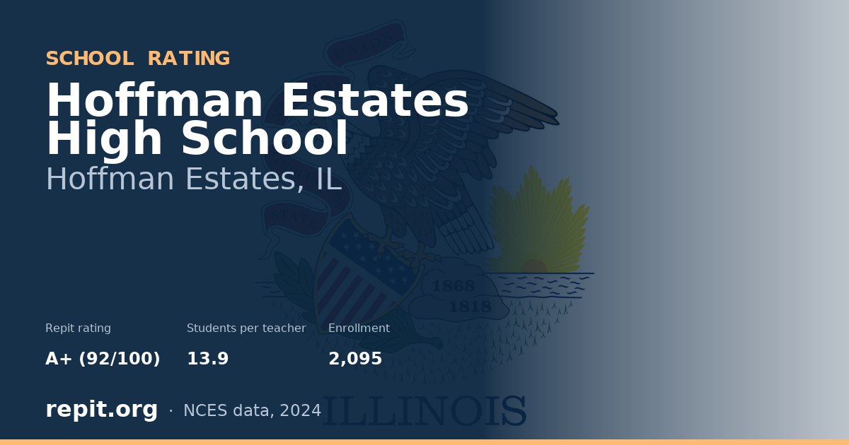 Hoffman Estates High School, Hoffman Estates, IL — Repit school rating A+ (92/100)