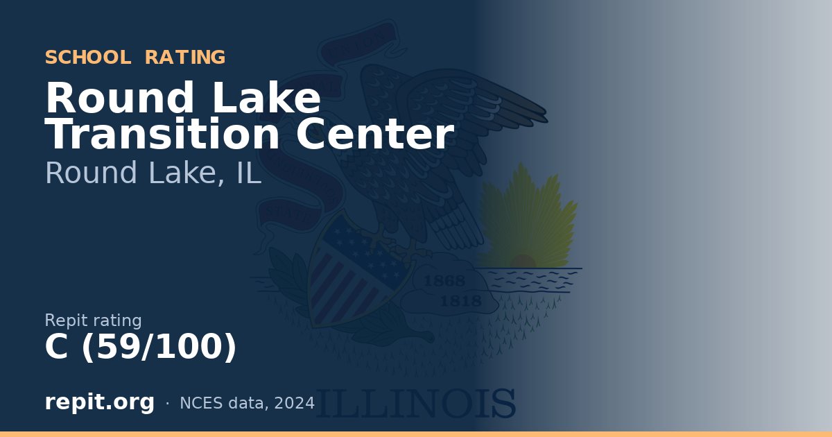 Round Lake Transition Center, Round Lake, IL — Repit school rating C (59/100)