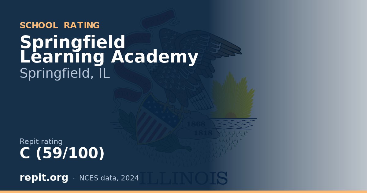Springfield Learning Academy, Springfield, IL — Repit school rating C (59/100)