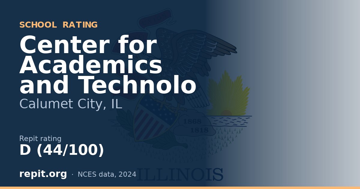 Center for Academics and Technolo, Calumet City, IL — Repit school rating D (44/100)