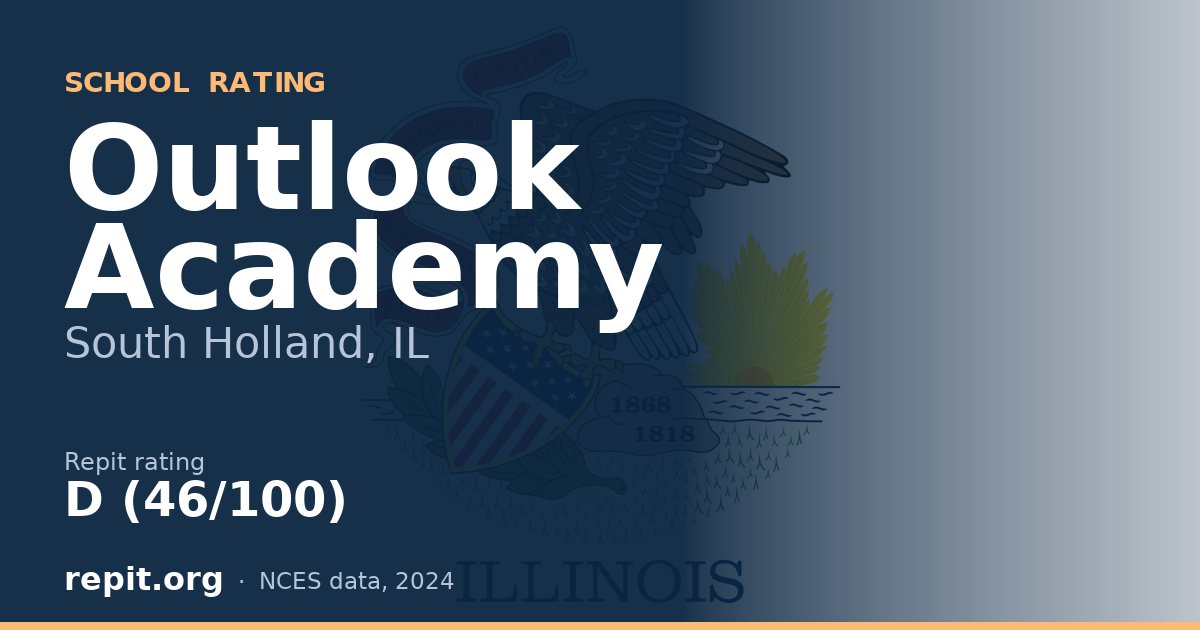 Outlook Academy, South Holland, IL — Repit school rating D (46/100)