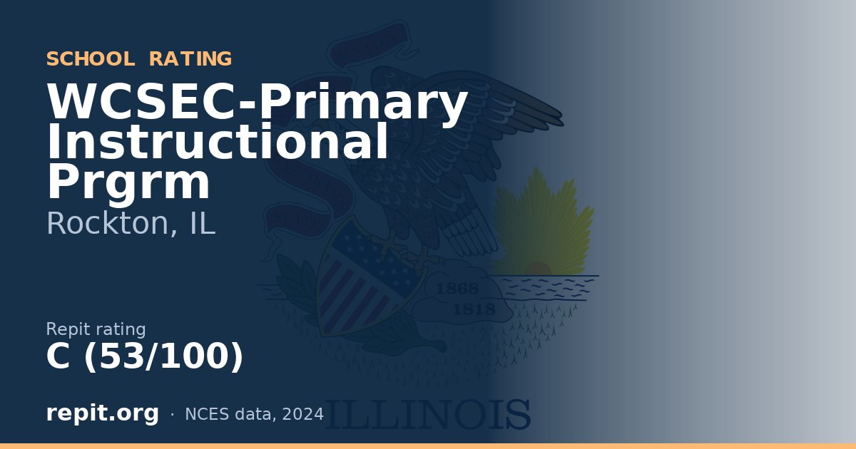 WCSEC-Primary Instructional Prgrm, Rockton, IL — Repit school rating C (53/100)