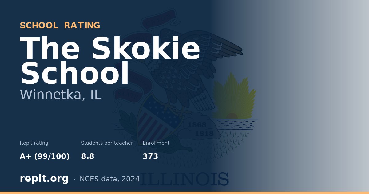 The Skokie School, Winnetka, IL — Repit school rating A+ (99/100)