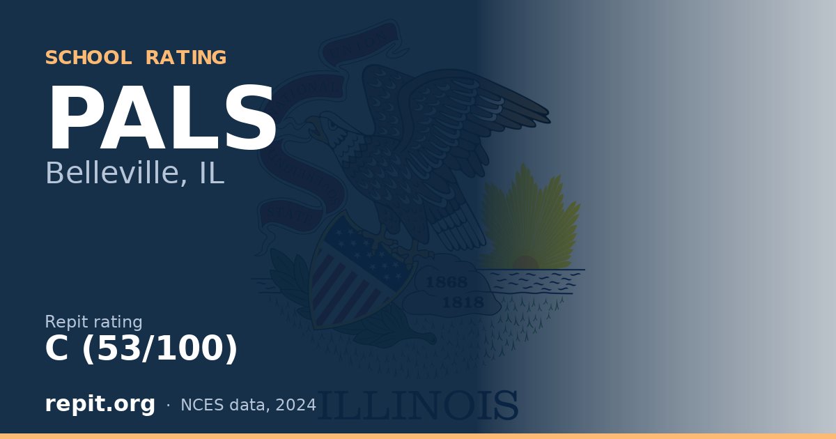 PALS, Belleville, IL — Repit school rating C (53/100)