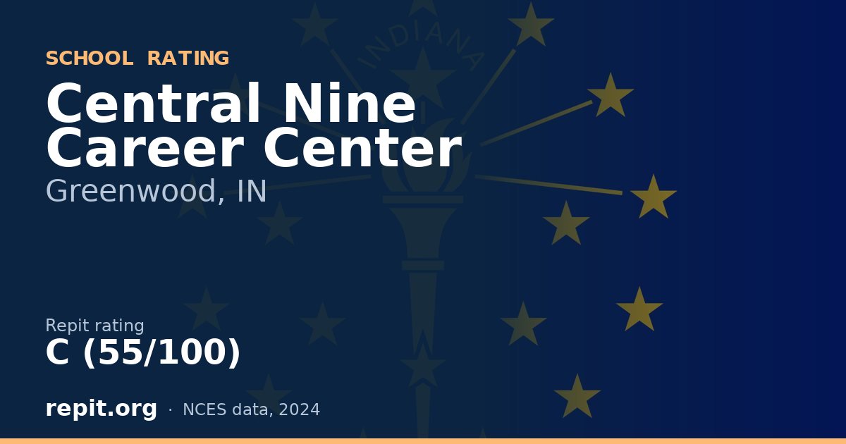Central Nine Career Center, Greenwood, IN — Repit school rating C (55/100)