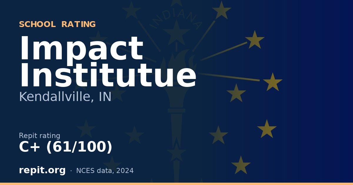 Impact Institutue, Kendallville, IN — Repit school rating C+ (61/100)