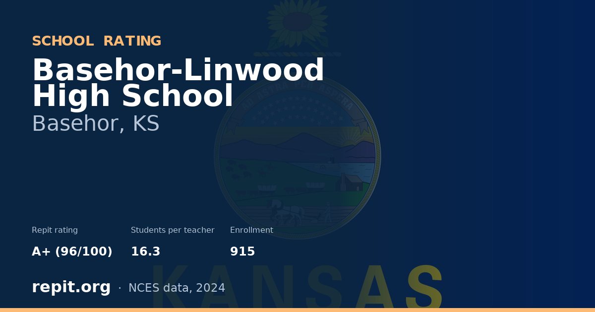 Basehor-Linwood High School, Basehor, KS — Repit school rating A+ (96/100)