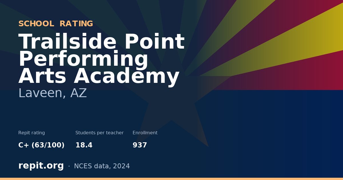 Trailside Point Performing Arts Academy, Laveen, AZ — Repit school rating C+ (63/100)