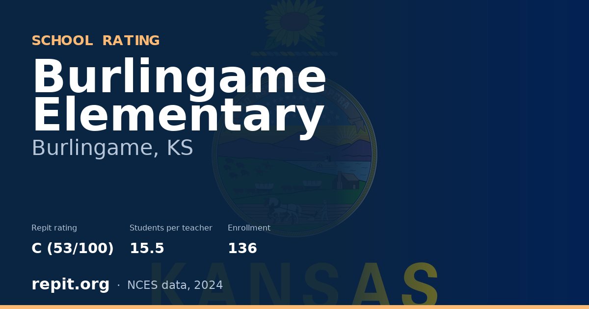 Burlingame Elementary, Burlingame, KS — Repit school rating C (53/100)