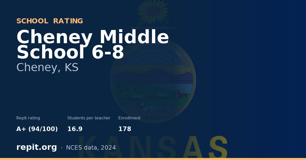 Cheney Middle School 6-8, Cheney, KS — Repit school rating A+ (94/100)