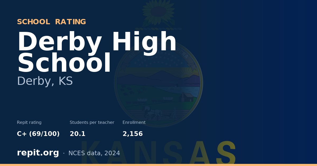 Derby High School, Derby, KS — Repit school rating C+ (69/100)