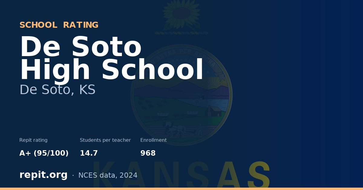 De Soto High School, De Soto, KS — Repit school rating A+ (95/100)