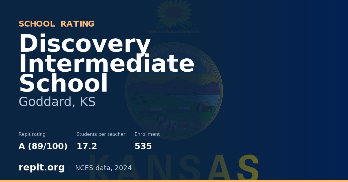 Discovery Intermediate School, Goddard, KS — Repit school rating A (89/100)