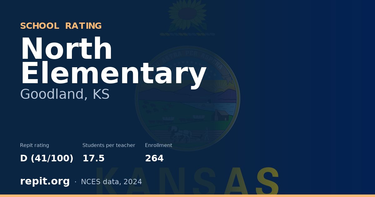 North Elementary, Goodland, KS — Repit school rating D (41/100)
