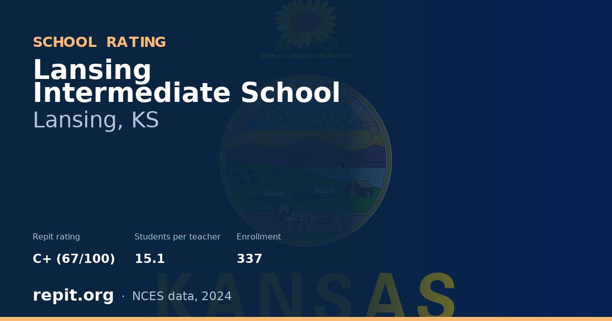 Lansing Intermediate School, Lansing, KS — Repit school rating C+ (67/100)