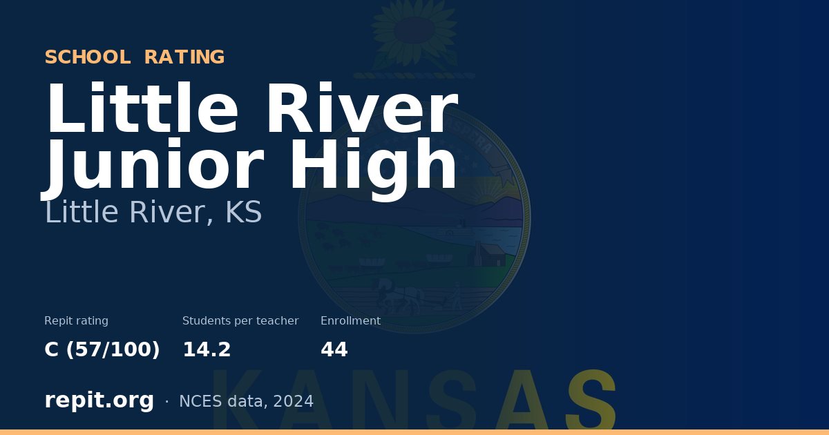 Little River Junior High, Little River, KS — Repit school rating C (57/100)