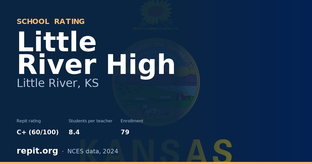 Little River High, Little River, KS — Repit school rating C+ (60/100)
