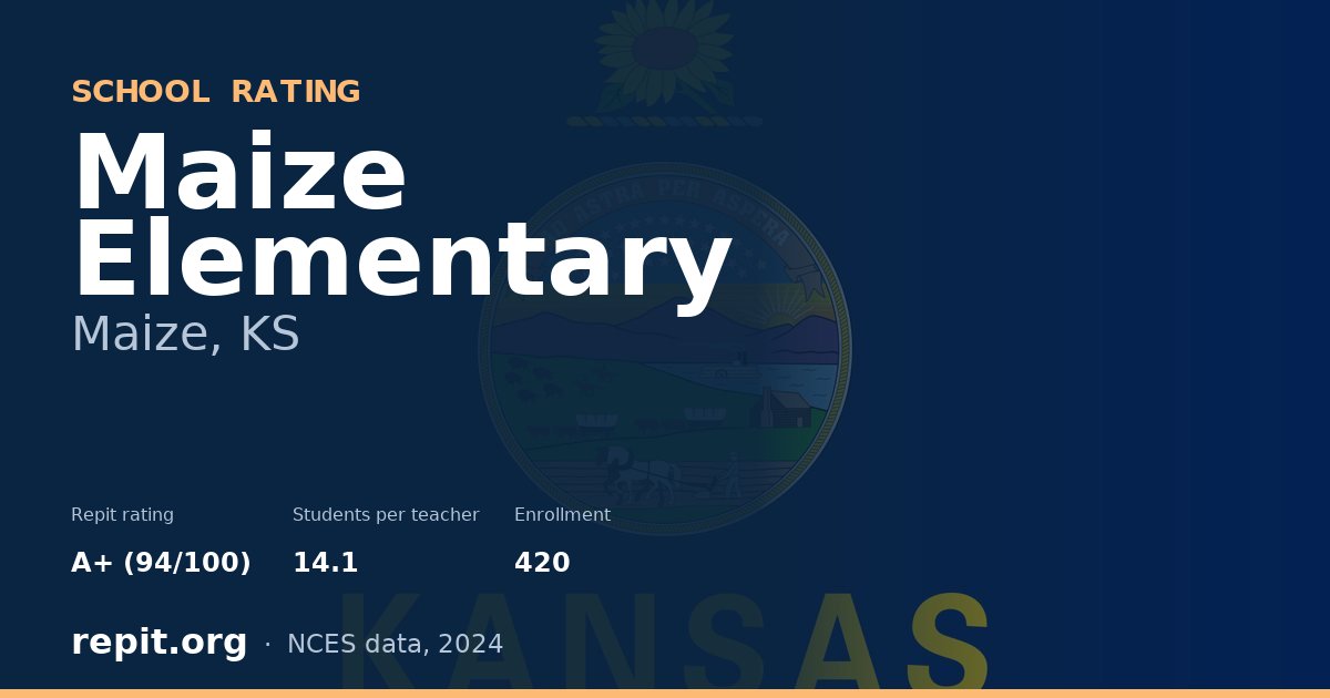 Maize Elementary, Maize, KS — Repit school rating A+ (94/100)