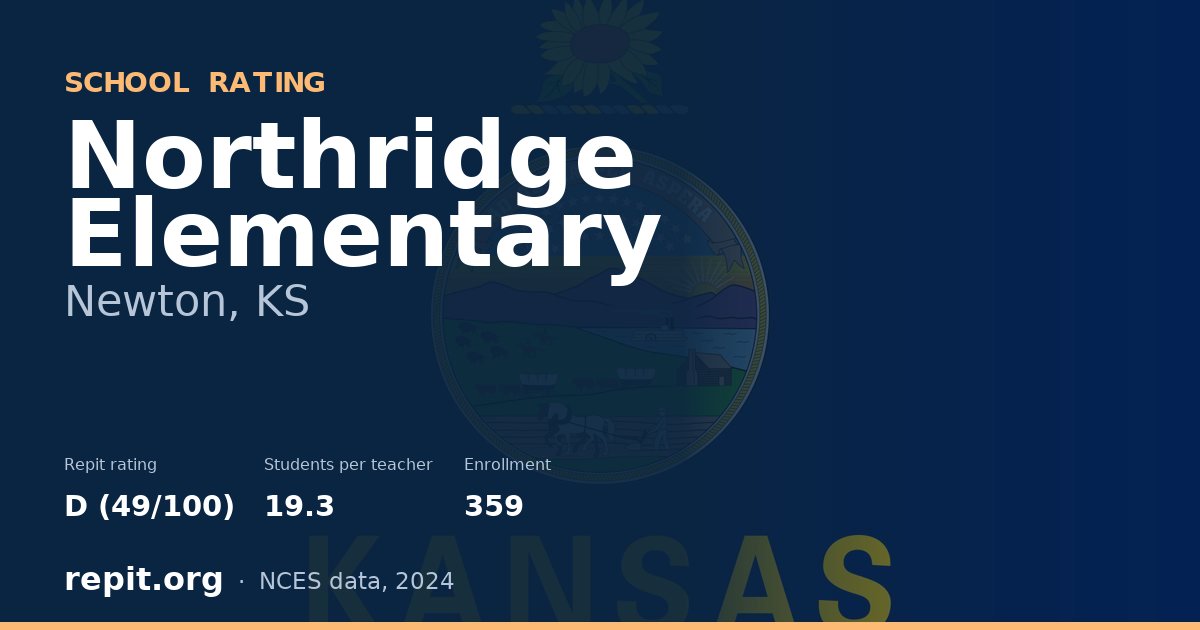 Northridge Elementary, Newton, KS — Repit school rating D (49/100)