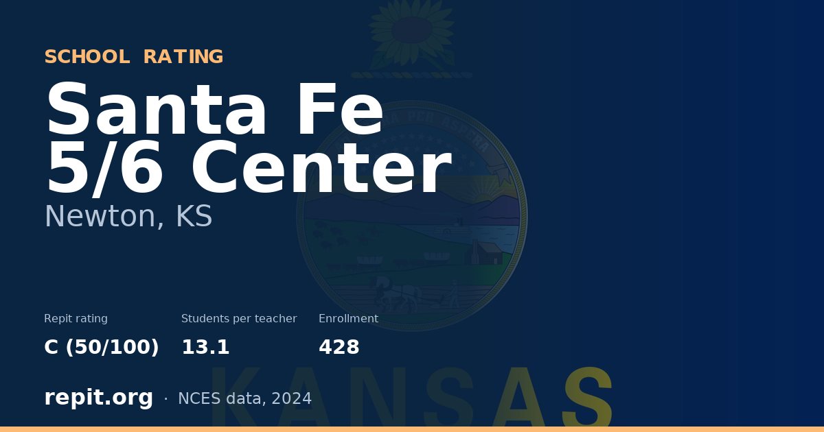 Santa Fe 5/6 Center, Newton, KS — Repit school rating C (50/100)