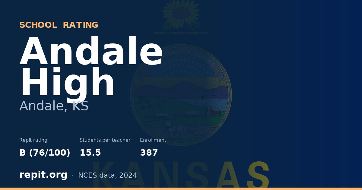 Andale High, Andale, KS — Repit school rating B (76/100)