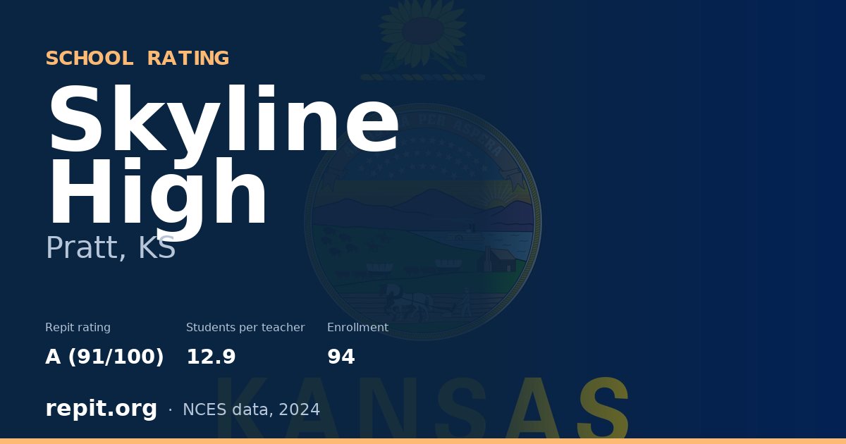 Skyline High, Pratt, KS — Repit school rating A (91/100)