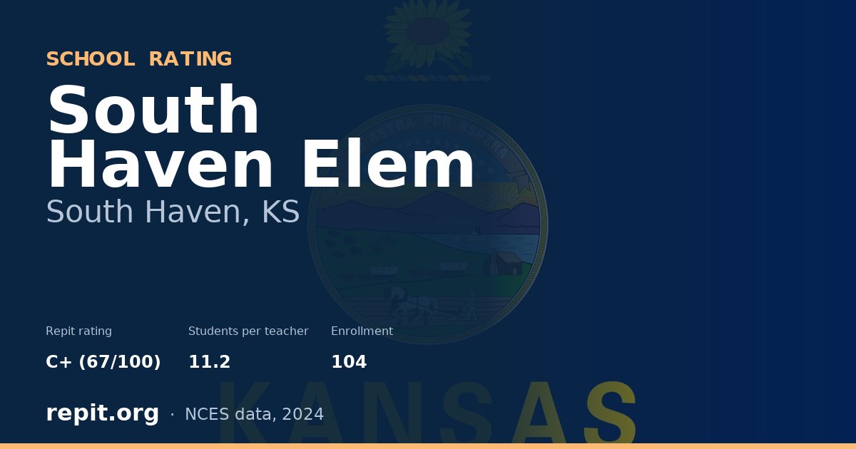 South Haven Elem, South Haven, KS — Repit school rating C+ (67/100)