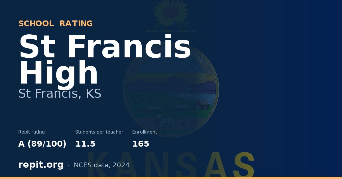 St Francis High, St Francis, KS — Repit school rating A (89/100)